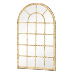 Kirkby Decorative Multipane Arch Garden Mirror