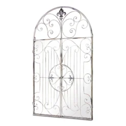 Kirkby Metal Arch Shaped Decorative Window Opening Garden Mirror