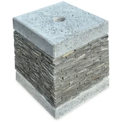 Large Bali Parasol Base With Terazzo And Slate -Garden Furniture Shop large bali parasol base with terazzo and slate p83715 173484 zoom