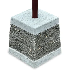 Large Bali Parasol Base With Terazzo And Slate -Garden Furniture Shop large bali parasol base with terazzo and slate p83715 173486 zoom