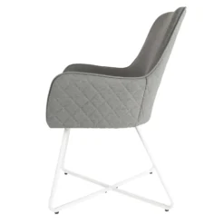 Light Grey Cross Frame Outdoor Dining Chair -Garden Furniture Shop light grey cross frame outdoor dining chair p76704 125528 zoom