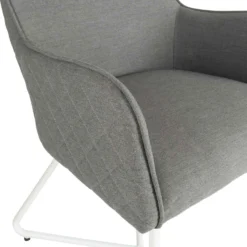 Light Grey Cross Frame Outdoor Dining Chair -Garden Furniture Shop light grey cross frame outdoor dining chair p76704 125529 zoom