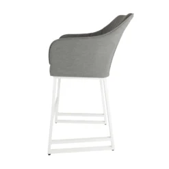 Light Grey Curved Back Outdoor Bar Stool -Garden Furniture Shop light grey curved back outdoor bar stool p76700 125428 zoom