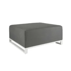 Light Grey Outdoor Chaise Section Unit -Garden Furniture Shop light grey outdoor chaise section unit p76638 125605 zoom