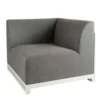 Light Grey Outdoor Corner Section Unit
