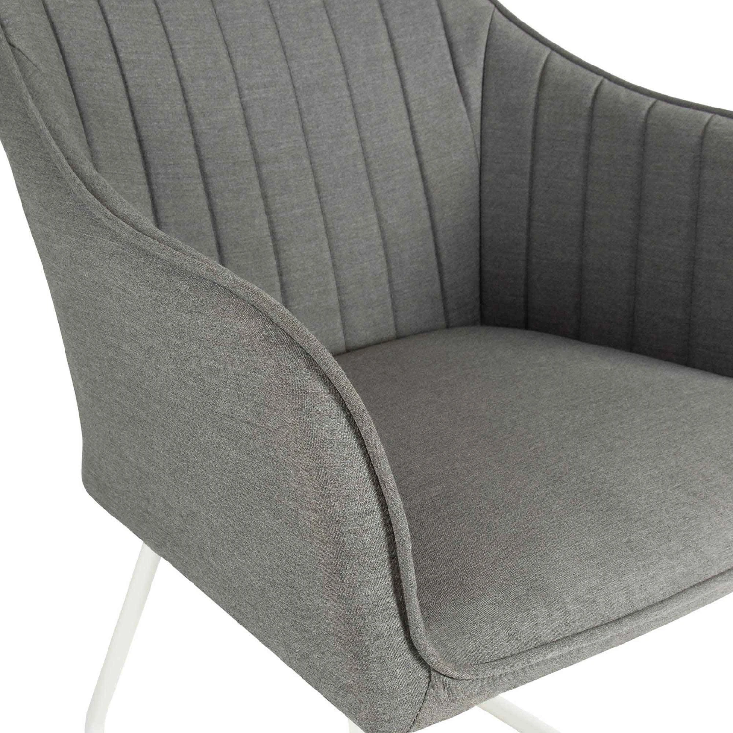 Light Grey Outdoor Dining Chair 5 Light Grey Outdoor Dining Chair - Image 5