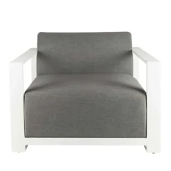 Light Grey Single Outdoor Chair -Garden Furniture Shop light grey single outdoor chair p76650 125767 zoom