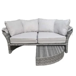 Lily Grey Rattan Round Day Bed -Garden Furniture Shop lily grey rattan round day bed p78487 134590 zoom