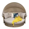 Lily Natural Rattan Round Day Bed