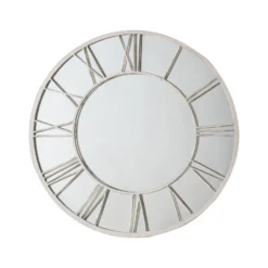 Longfield Distressed White Outdoor Mirror