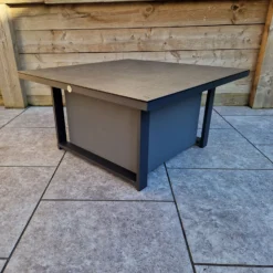 Madrid Grey Lift Table With Textilene Side