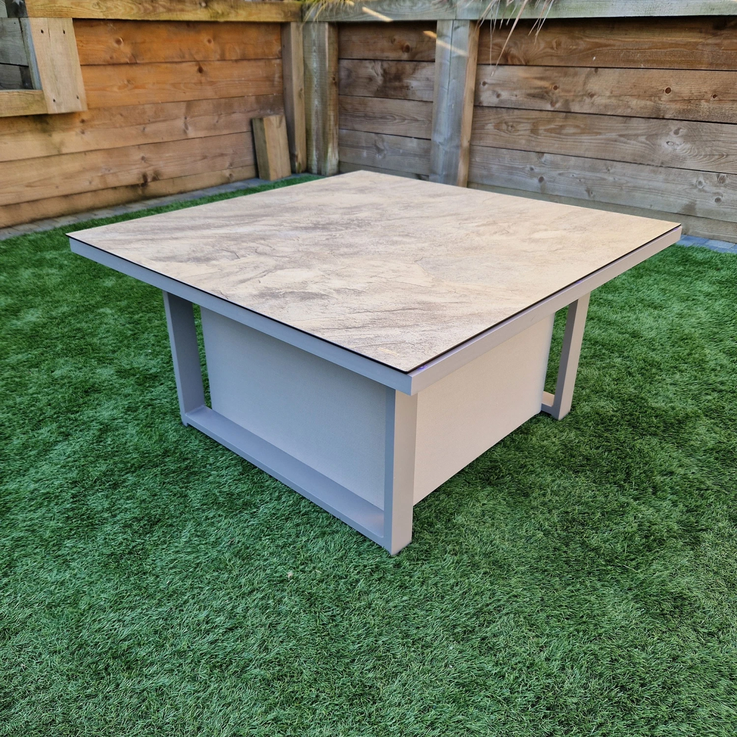 Madrid Nature Lift Table With Textilene Side 1 Madrid Nature Lift Table With Textilene Side