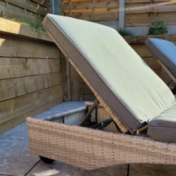 Meghan Grey Pair Of Sunloungers With Drinks Table -Garden Furniture Shop meghan grey pair of sunloungers with drinks table p83639 173113 zoom