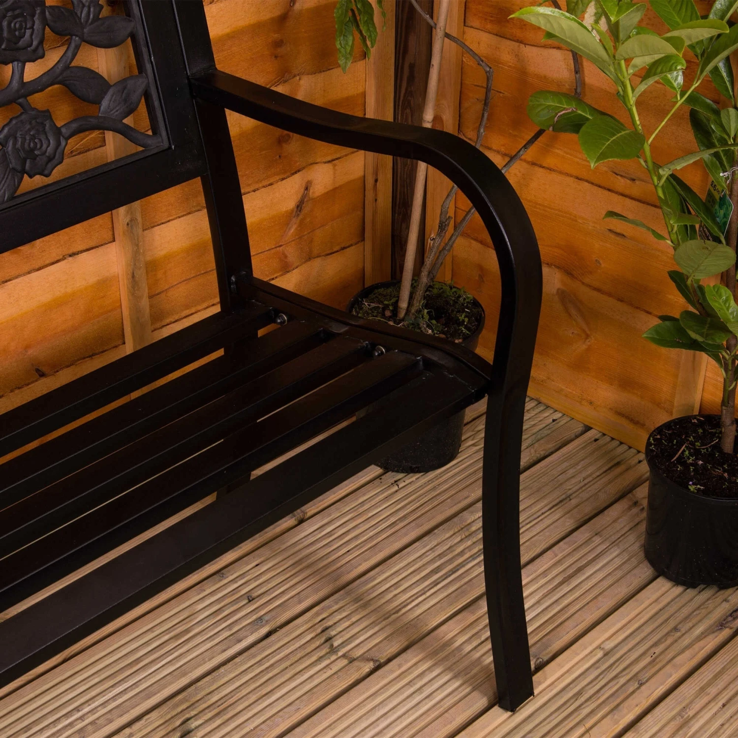 Metal Rose Bench 6 Metal Rose Bench - Image 6