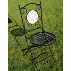 Mosaic Tile Table And Chair Garden Set -Garden Furniture Shop mosaic tile table and chair garden set p72795 111203 zoom