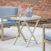 Pelion Whitewash Outdoor Tray Table
