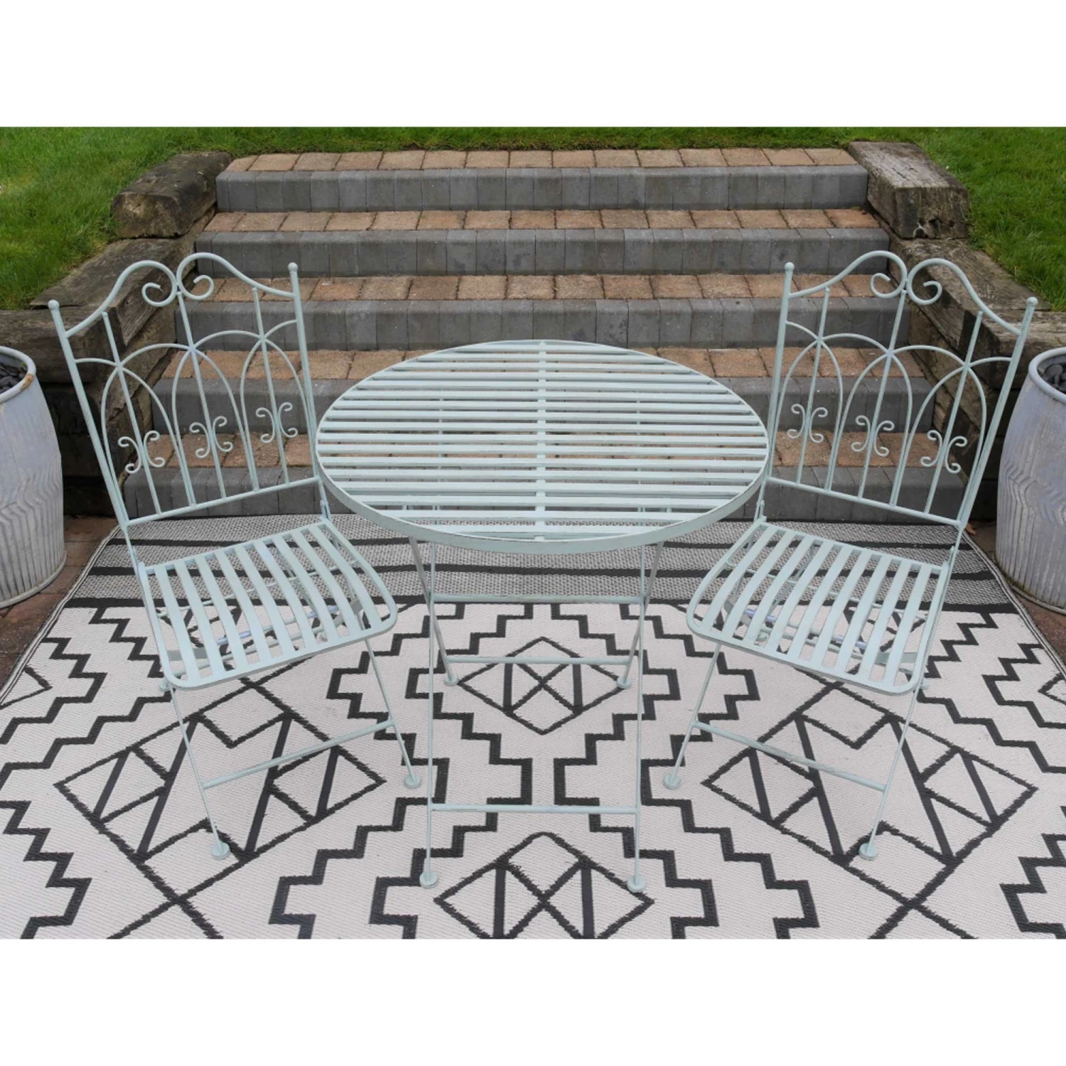 Powder Blue Bistro Set 2 Powder Blue Bistro Set - Image 2