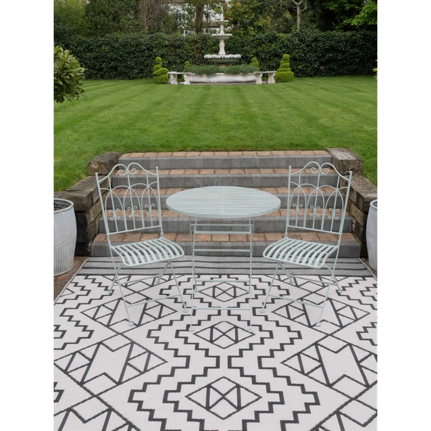 Powder Blue Bistro Set 3 Powder Blue Bistro Set - Image 3