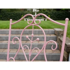 Powder Pink Garden Bistro Set -Garden Furniture Shop powder pink garden bistro set p83737 173602 zoom