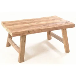 Reclaimed Natural Teak Wood Coffee Table