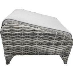 Sarah Grey Rattan Ottoman Stool -Garden Furniture Shop sarah grey rattan ottoman stool p78506 173017 zoom