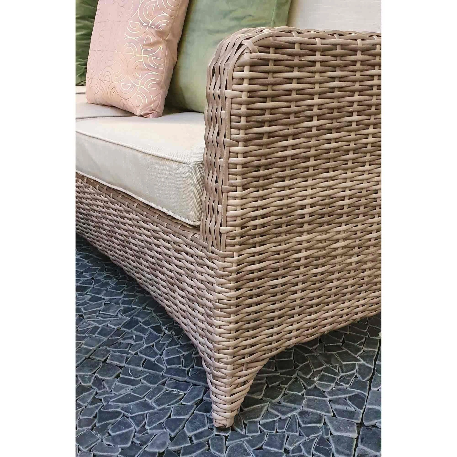 Sarah Rattan Corner Sofa Dining Set With Aluminium Top Lift Table 5 Sarah Rattan Corner Sofa Dining Set With Aluminium Top Lift Table - Image 5