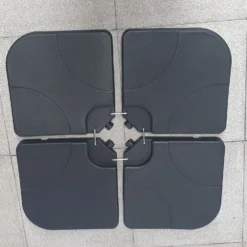Set Of 4 Plastic Parasol Bases With U Link Bracket -Garden Furniture Shop set of 4 plastic parasol bases with u link bracket p83701 173398 zoom