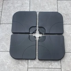 Set Of 4 Plastic Parasol Bases With U Link Bracket -Garden Furniture Shop set of 4 plastic parasol bases with u link bracket p83701 173401 zoom