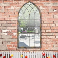Somerley Rustic Arch Garden Mirror