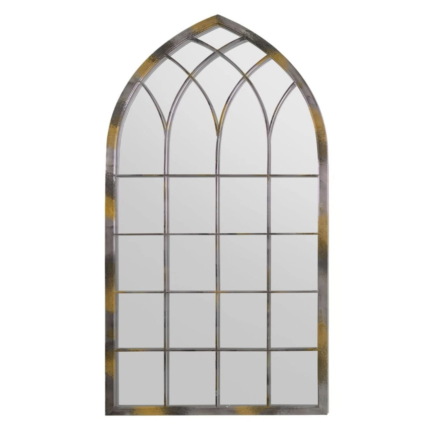 Somerley Rustic Arch Garden Mirror 2 Somerley Rustic Arch Garden Mirror - Image 2