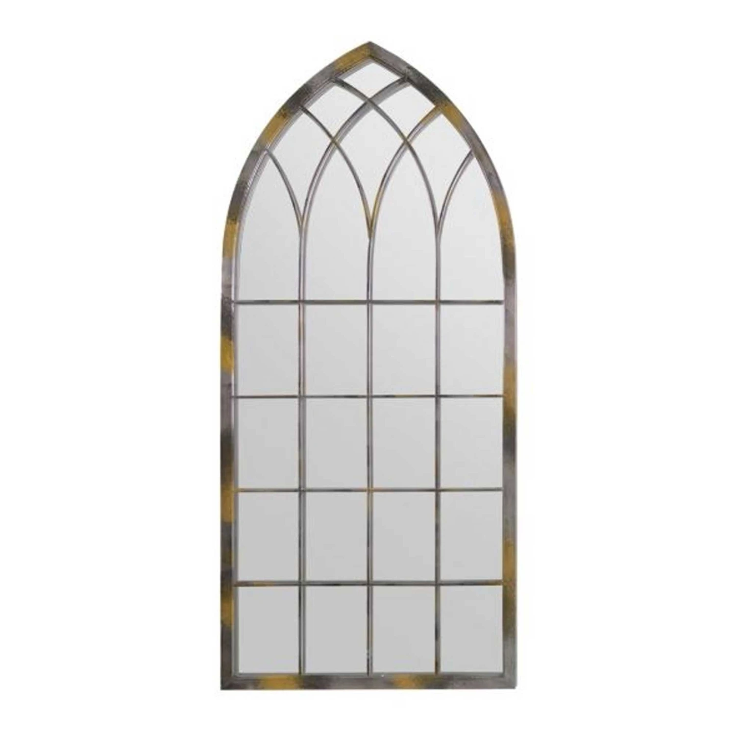 Somerley Rustic Arch Large Garden Mirror 2 Somerley Rustic Arch Large Garden Mirror - Image 2