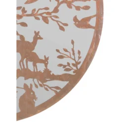Stag Deer Tree Design Round Garden Mirror -Garden Furniture Shop stag deer tree design round garden mirror p75740 119008 zoom