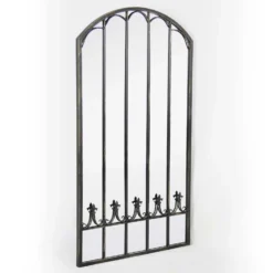 Summer View Metal Arch Decorative Ornate Effect Garden Mirror -Garden Furniture Shop summer view metal arch decorative ornate effect garden mirror p80647 158807 zoom
