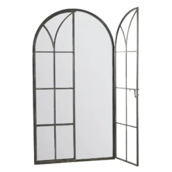 Summer View Metal Arched Opening Garden Mirror 8 Summer View Metal Arched Opening Garden Mirror -Garden Furniture Shop summer view metal arched opening garden mirror p79324 137716 zoom