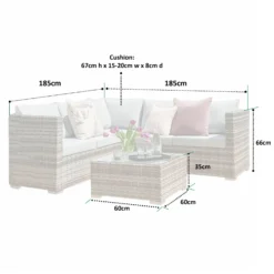 Swinton 5 Seat Grey Rattan Corner Sofa And Coffee Table -Garden Furniture Shop swinton 5 seat grey rattan corner sofa and coffee table p64707 136139 zoom