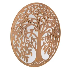 Swirl Tree Design Round Garden Mirror -Garden Furniture Shop swirl tree design round garden mirror p75738 119000 zoom