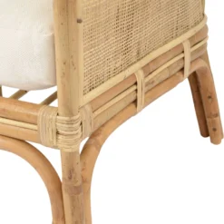 Toba Natural Rattan Bench With High Wrap Round Back -Garden Furniture Shop toba natural rattan bench with high wrap round back p82731 169330 zoom
