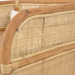 Toba Natural Rattan Bench With High Wrap Round Back -Garden Furniture Shop toba natural rattan bench with high wrap round back p82731 169331 zoom