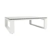 White Frame Outdoor Coffee Table