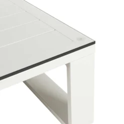 White Frame Outdoor Coffee Table -Garden Furniture Shop white frame outdoor coffee table p76678 125252 zoom