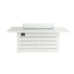 White Patterned Top Rectangular Outdoor Dining Table With Firepit -Garden Furniture Shop white patterned top rectangular outdoor dining table with firepit p76656 125060 zoom