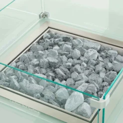 White Plain Top Outdoor Coffee Table With Firepit -Garden Furniture Shop white plain top outdoor coffee table with firepit p76670 125220 zoom