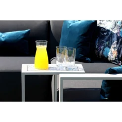 White Plain Top Outdoor Sofa Table 11 White Plain Top Outdoor Sofa Table -Garden Furniture Shop white plain top outdoor sofa table p76688 124628 zoom